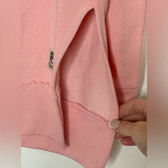 Pressbox Maryland Terps Pink Oversize Crewneck Sweatshirt University of Maryland - Picture 4 of 6